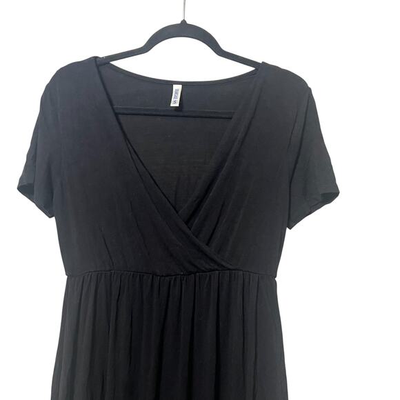 Dearcase Black Baby Doll Style Dress Size Small - Picture 4 of 4